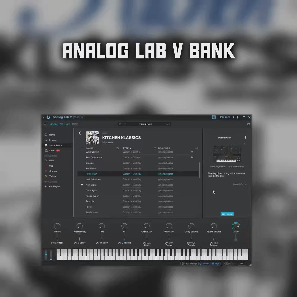 Analog Lab V Banks