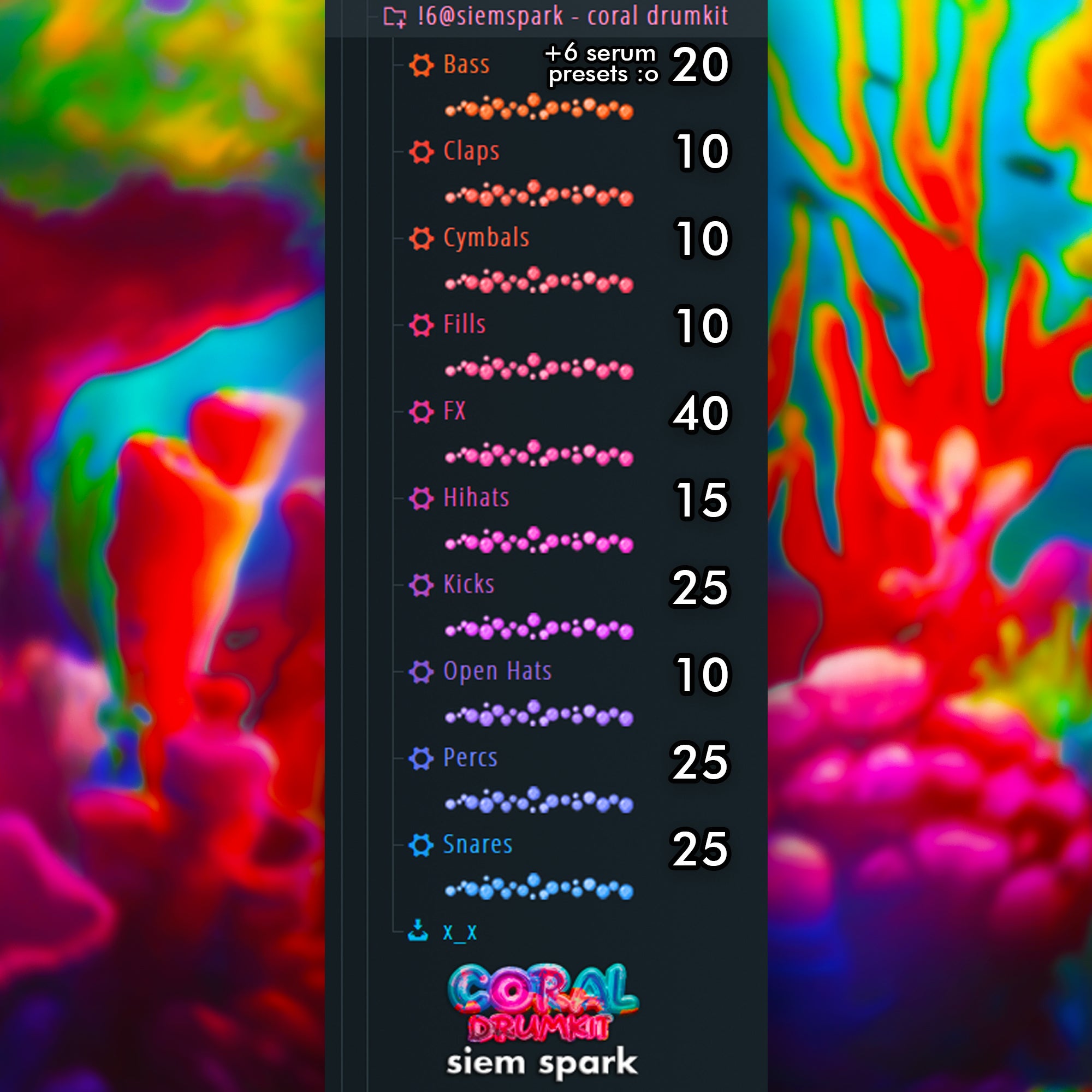 Coral Drumkit [Hyperpop]